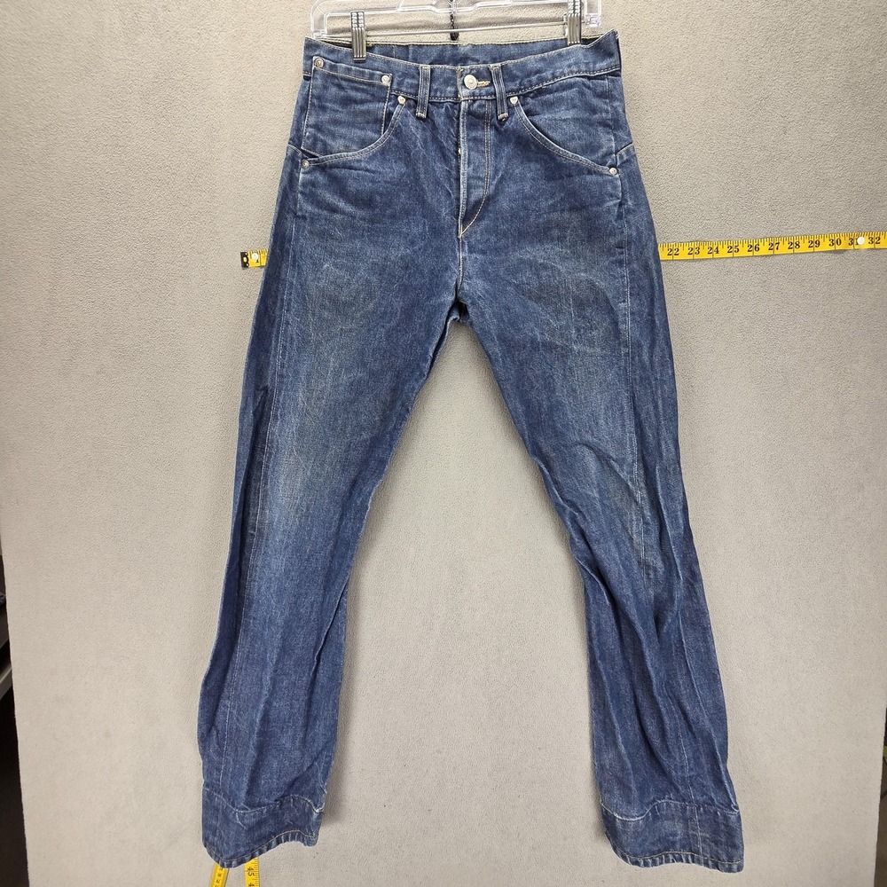 Vintage Levis Engineered Jeans Mens 30x32 Blue Twisted Button Fly Medium Wash